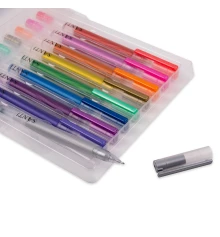 Набор гелевых ручек увеличенного объема чернил SANTI Metallic 9 штук купить в интернет магазине подарков ПраздникШоп