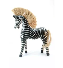 Зебра расписная дерево (24×17×5 см) купить в интернет магазине подарков ПраздникШоп