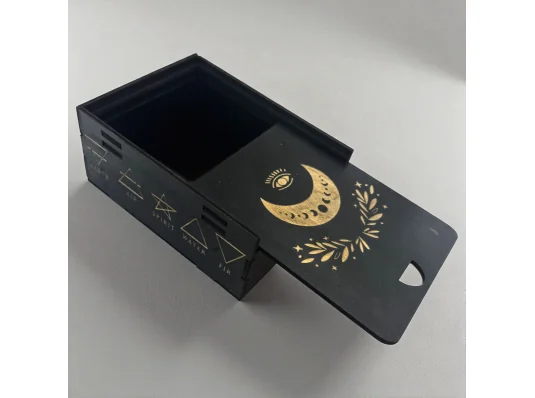 Шкатулка для викканских рун и карт Таро «Шкатулка Провидения» (16×12×7 см) купить в интернет магазине подарков ПраздникШоп