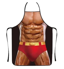 Фартук с приколом Супермен купить в интернет магазине подарков ПраздникШоп