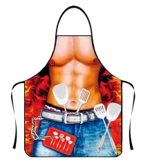 Фартук с приколом Горячий шеф-повар купить в интернет магазине подарков ПраздникШоп