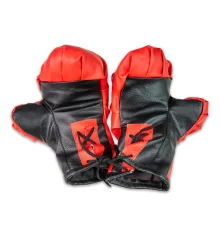 Боксерские перчатки NEW красно-черные (2077) купить в интернет магазине подарков ПраздникШоп
