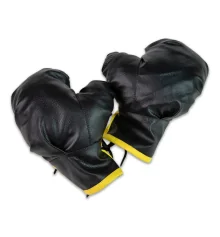Боксерские перчатки NEW желто-черные (2079) купить в интернет магазине подарков ПраздникШоп