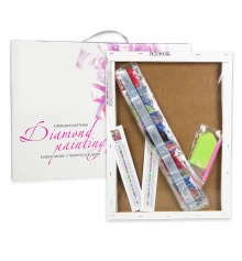 Алмазная мозаика ПРЕМИУМ Турист на фоне моря размером 30х40 см (HX504) купить в интернет магазине подарков ПраздникШоп