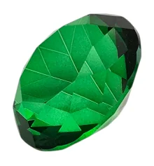 Кристалл хрустальный зеленый (4.9×3.2 см) купить в интернет магазине подарков ПраздникШоп