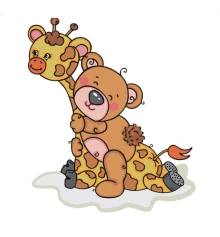 Картина по номерам ПРЕМИУМ Лучшие друзья с лаком размером 30х30 см ES031 купить в интернет магазине подарков ПраздникШоп