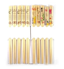 Палочки для еды бамбук (10 пар) (24×10×1.5 см) купить в интернет магазине подарков ПраздникШоп