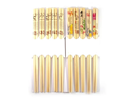 Палочки для еды бамбук (10 пар) (24×10×1.5 см) купить в интернет магазине подарков ПраздникШоп