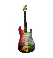Гитара «Bob Marley» миниатюра дерево (24×7.5×1.5 см) купить в интернет магазине подарков ПраздникШоп