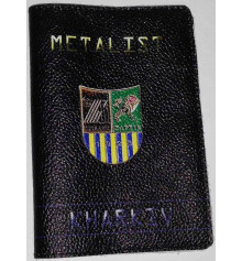 Шкіряна обкладинка на паспорт "Металіст" купить в интернет магазине подарков ПраздникШоп
