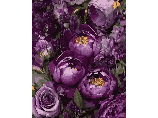 Картина по номерам SANTI Магические пионы 40х50 см купить в интернет магазине подарков ПраздникШоп