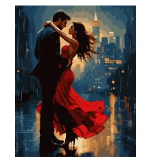 Картина по номерам SANTI Танцы в ночи 40х50 см купить в интернет магазине подарков ПраздникШоп