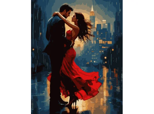 Картина по номерам SANTI Танцы в ночи 40х50 см купить в интернет магазине подарков ПраздникШоп