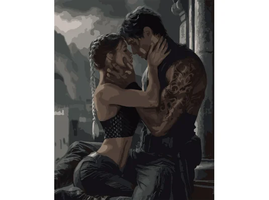 Картина по номерам SANTI 4 крыло Связанные огнем 40х50 см купить в интернет магазине подарков ПраздникШоп