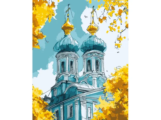Картина по номерам SANTI София Киевская 40х50 см купить в интернет магазине подарков ПраздникШоп