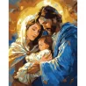 Картина за номерами SANTI Святе сімейство 40х50 см