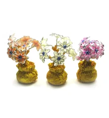 Цветы на мешке богатства (20×8×8 см) купить в интернет магазине подарков ПраздникШоп