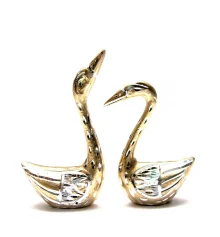 Лебеди пара металл (14×9×4 см) купить в интернет магазине подарков ПраздникШоп