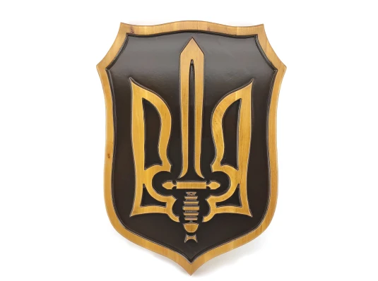 Панно «Тризуб» (39×28×2.4 см) купить в интернет магазине подарков ПраздникШоп