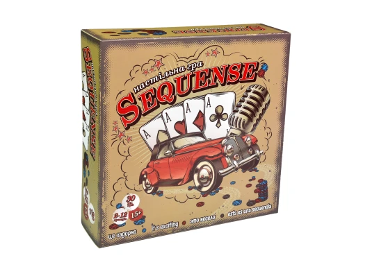 Настольная игра Sequense Сиквенс карточная на украинском языке (30361) купить в интернет магазине подарков ПраздникШоп