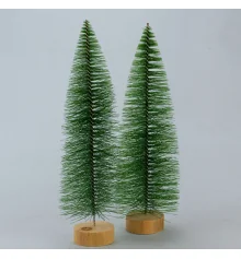 Декор новогодний настольный Елочка 25см (зеленый) купить в интернет магазине подарков ПраздникШоп