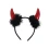 Рога Чертенка с пухом купить в интернет магазине подарков ПраздникШоп