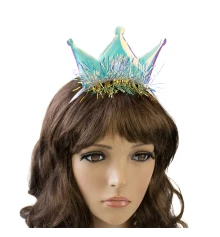 Ободок карнавальный Принцесса (серебряная) купить в интернет магазине подарков ПраздникШоп