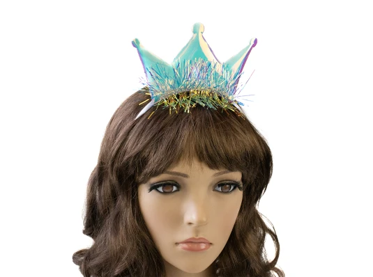 Ободок карнавальный Принцесса (серебряная) купить в интернет магазине подарков ПраздникШоп