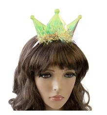 Ободок карнавальный Принцесса (золотая) купить в интернет магазине подарков ПраздникШоп