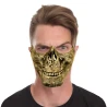 Напівмаска Череп (золота)