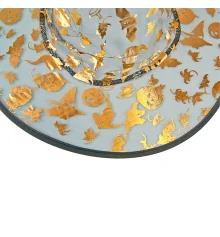 Шляпа Колпак капроновая (черная с золотом) купить в интернет магазине подарков ПраздникШоп