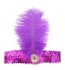 Повязка Чикаго (сиреневая) купить в интернет магазине подарков ПраздникШоп