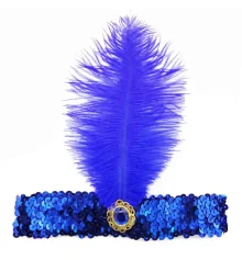 Повязка Чикаго (синяя) купить в интернет магазине подарков ПраздникШоп