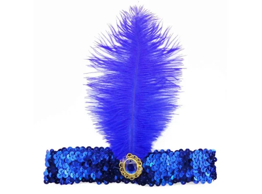 Повязка Чикаго (синяя) купить в интернет магазине подарков ПраздникШоп