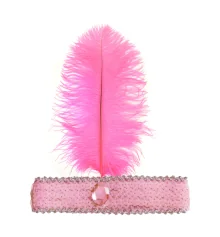 Повязка Чикаго (розовая) купить в интернет магазине подарков ПраздникШоп