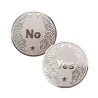 Сувенірна монета прийняття рішень YES/NO 3802 (срібна)