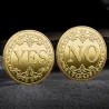 Сувенірна монета прийняття рішень YES/NO 3701(золота)
