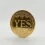 Сувенирная монета принятия решений YES/NO 3701 (золотая) купить в интернет магазине подарков ПраздникШоп