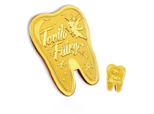 Сувенирная монета Зубная фея Зубик (золотая) купить в интернет магазине подарков ПраздникШоп