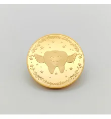 Сувенирная монета Зубная фея Fairy (золотая) купить в интернет магазине подарков ПраздникШоп