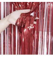 Шторка для фотозоны 1х2м красная купить в интернет магазине подарков ПраздникШоп