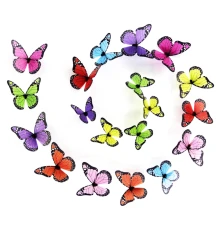 Набор декоративных бабочек на стену 3D H-Z-104 (уп. 18 шт) купить в интернет магазине подарков ПраздникШоп