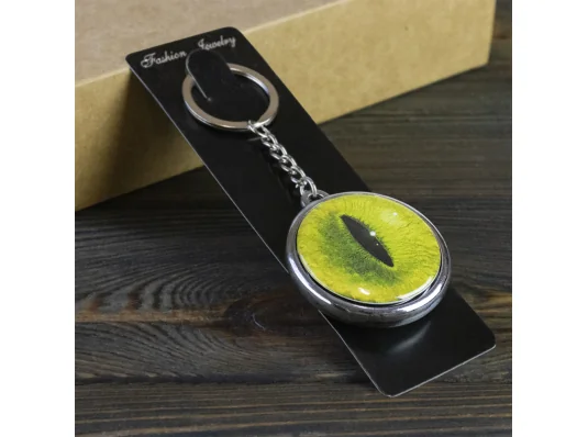 Брелок 6966 объемный Кошачий глаз купить в интернет магазине подарков ПраздникШоп