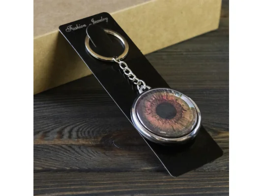 Брелок 6964 объемный Глаз красный купить в интернет магазине подарков ПраздникШоп