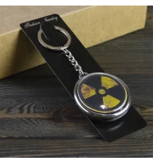 Брелок 7556 объемный Радиация купить в интернет магазине подарков ПраздникШоп