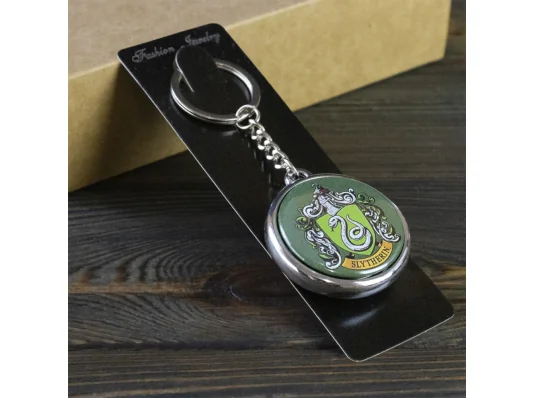 Брелок 6803 объемный Гарри Поттер Слизерин купить в интернет магазине подарков ПраздникШоп