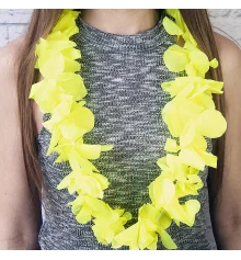 Гавайские леи Орхидеи (желтые) купить в интернет магазине подарков ПраздникШоп