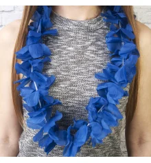 Гавайские леи Орхидеи (синие) купить в интернет магазине подарков ПраздникШоп