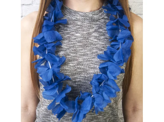 Гавайские леи Орхидеи (синие) купить в интернет магазине подарков ПраздникШоп