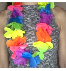 Гавайские леи Орхидеи (радуга) купить в интернет магазине подарков ПраздникШоп